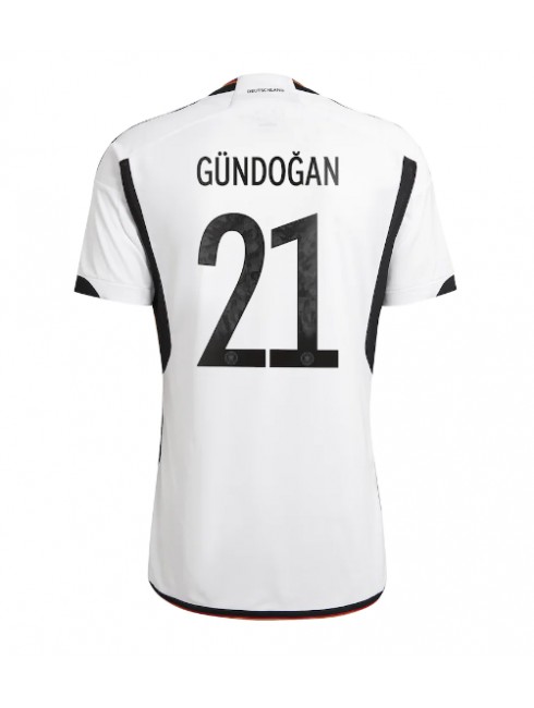 Tyskland Ilkay Gundogan #21 Replika Hemmakläder VM 2022 Kortärmad